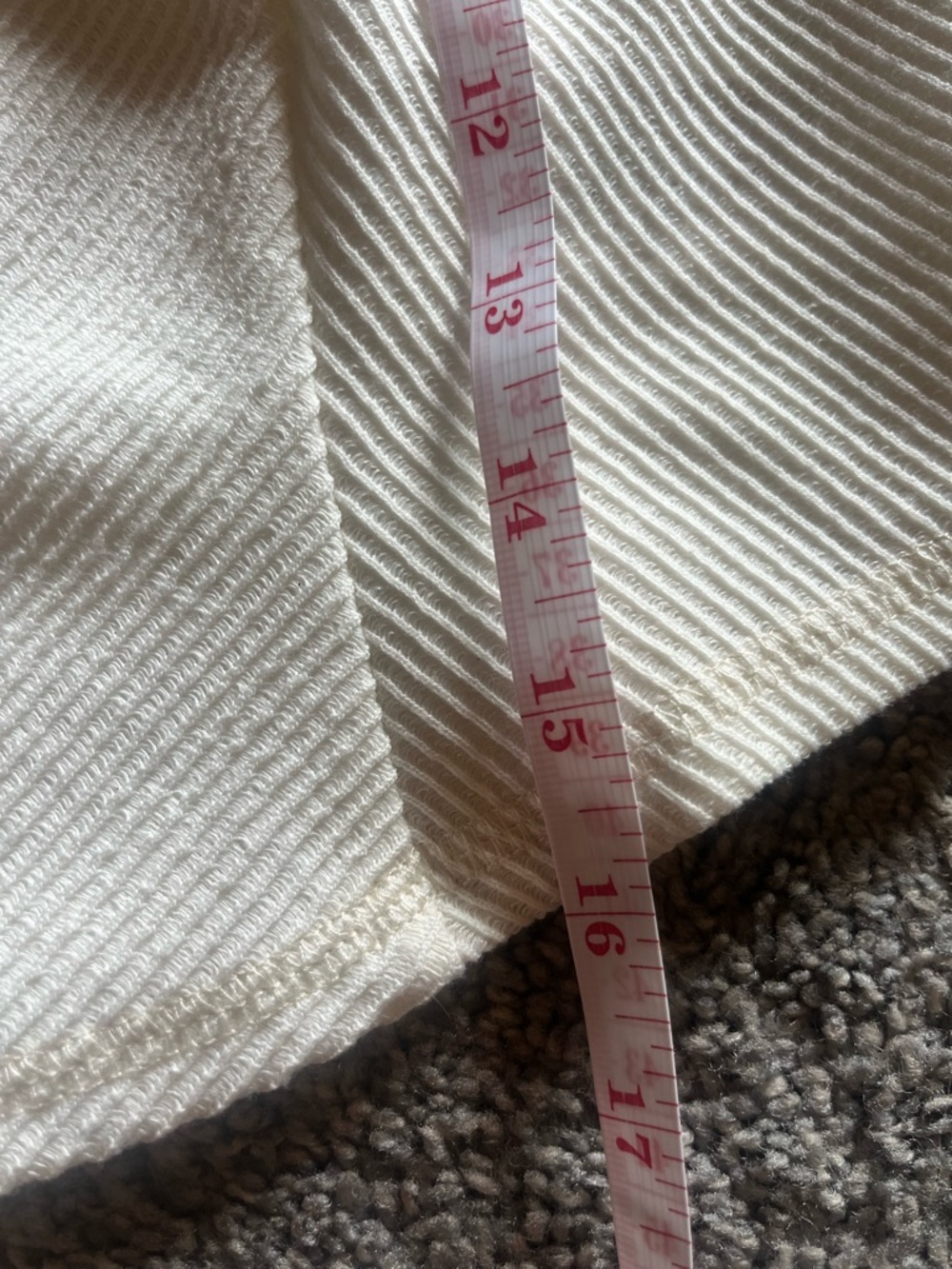 Urban Outfitters Cream Ribbed Button-Front Crop Top - Picture 9 of 9